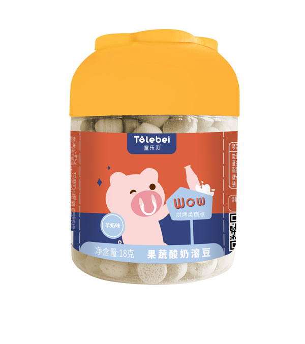  童樂貝果蔬酸奶溶豆羊奶味