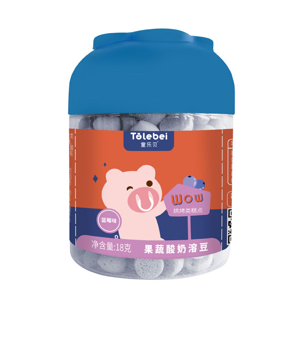  童樂貝果蔬酸奶溶豆藍(lán)莓味