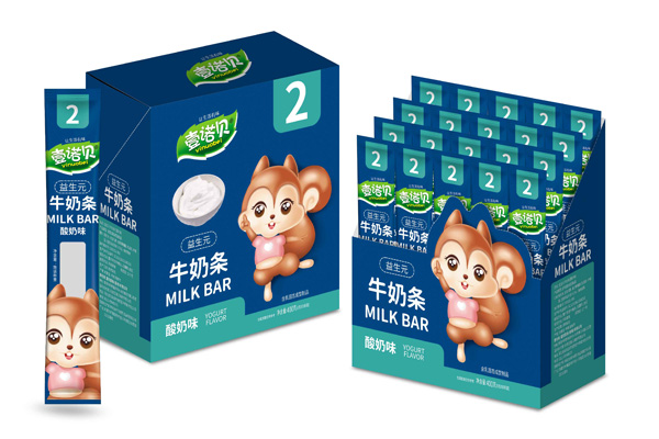    壹諾貝益生元牛奶條 酸奶味 盒裝
