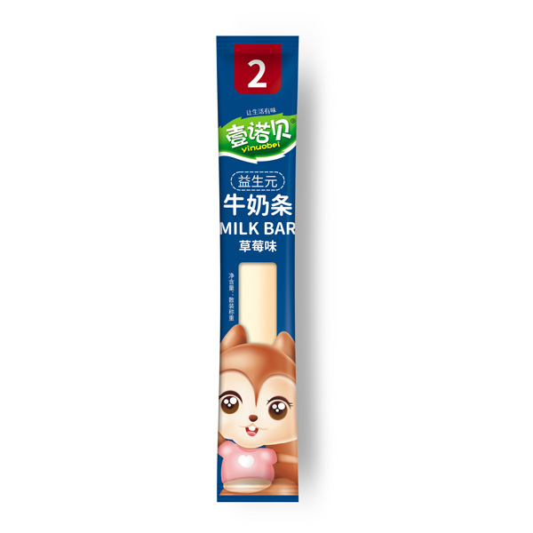    壹諾貝益生元牛奶條 草莓味