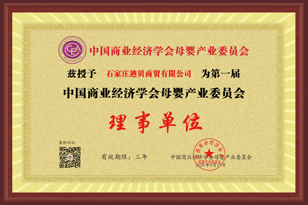  迪貝商貿(mào)企業(yè)榮譽(yù)1