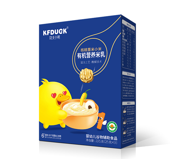  功夫小鴨有機營養(yǎng)米乳-核桃薏米小米