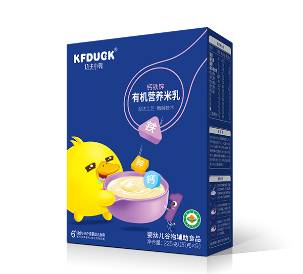  功夫小鴨有機營養(yǎng)米乳-鈣鐵鋅