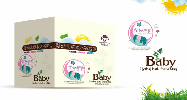  頑皮蟲(chóng)草本沐浴泡包 （紫蘇護(hù)膚）