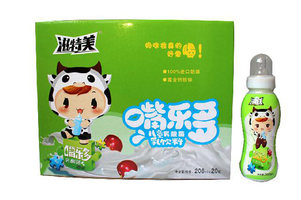  滋特美嘴樂(lè)多兒童成長(zhǎng)型乳飲料 綠色箱裝