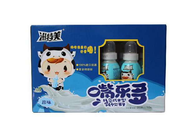 滋特美嘴樂(lè)多兒童成長(zhǎng)型乳飲料 10瓶箱裝 啦藍(lán)色