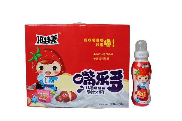  滋特美嘴樂(lè)多兒童成長(zhǎng)型乳飲料 紅色箱裝