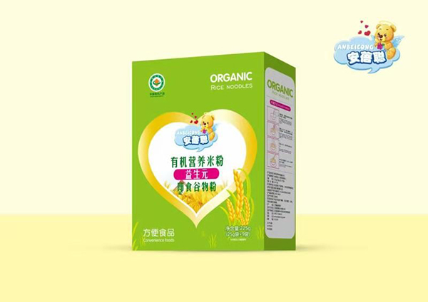         安蓓聰有機(jī)營養(yǎng)米粉盒裝 益生元