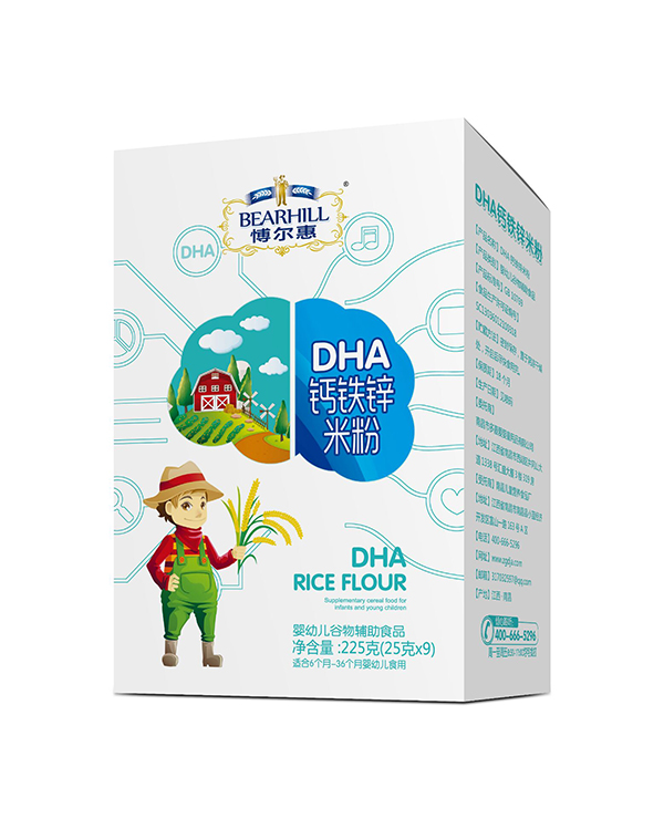  博爾慧DHA鈣鐵鋅米粉盒裝