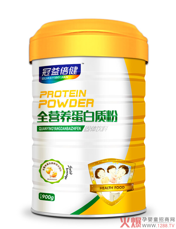 冠益倍健全营养蛋白质粉 均衡营养时刻守护