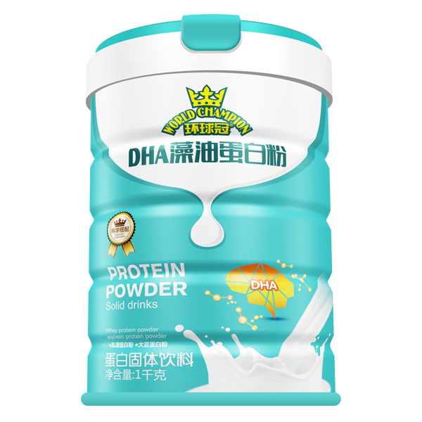   环球冠DHA藻油蛋白粉