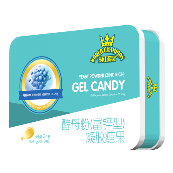   環(huán)球冠酵母粉(富鋅型)凝膠糖果
