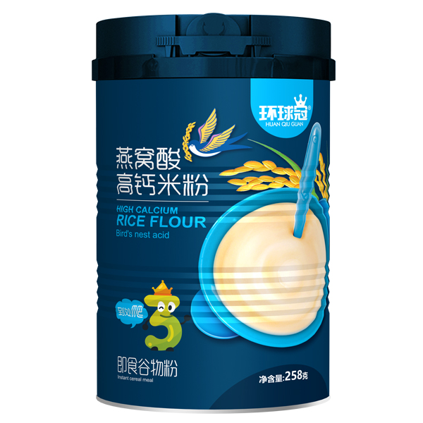   環(huán)球冠燕窩酸高鈣米粉