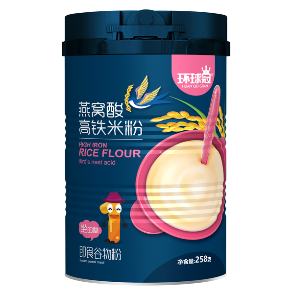   環(huán)球冠燕窩酸高鐵米粉