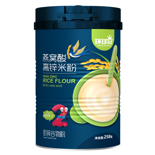   環(huán)球冠燕窩酸高鋅米粉