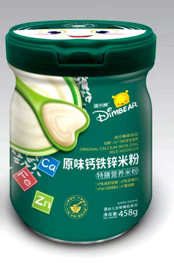   迪米熊原味鈣鐵鋅特膳營(yíng)養(yǎng)米粉