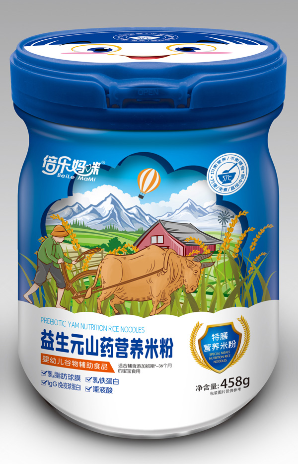  倍樂(lè)媽咪益生元山藥特膳營(yíng)養(yǎng)米粉