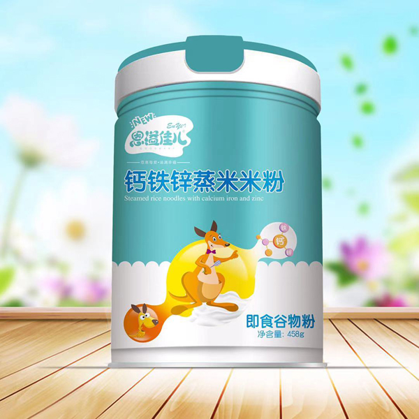  恩溢佳兒鈣鐵鋅蒸米米粉 聽裝