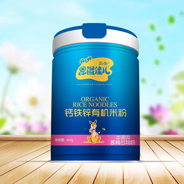  恩溢佳兒鈣鐵鋅有機(jī)米粉 聽裝