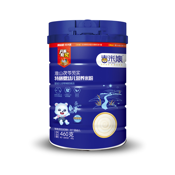  吉米熊淮山茯苓芡實(shí)特膳米粉 460g聽裝