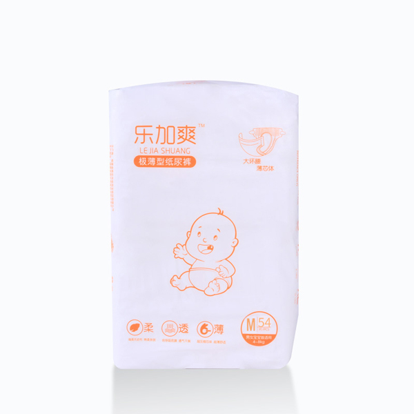 乐加爽极薄型纸尿裤实物图M54