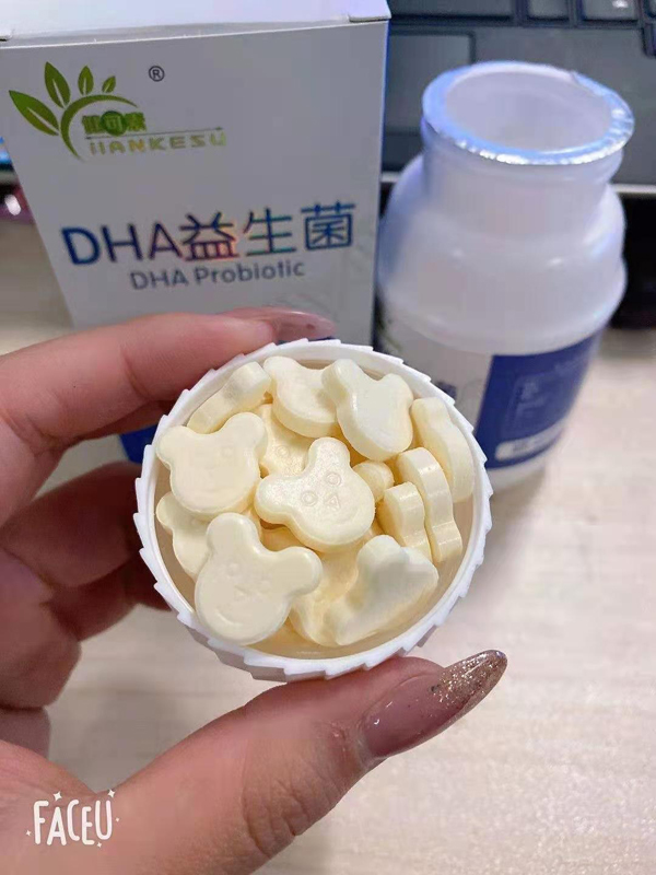   健可素DHA益生菌壓片糖果7