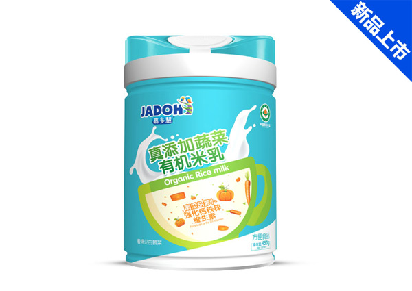  嘉多慧真添加蔬菜有机米乳-南瓜胡萝卜