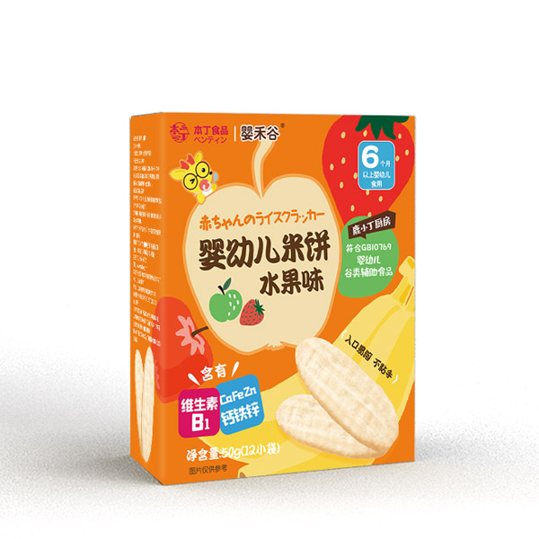  嬰禾谷嬰幼兒米餅-水果味