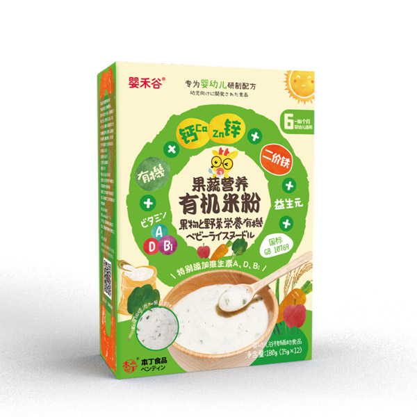  嬰禾谷果蔬營養(yǎng)有機(jī)米粉