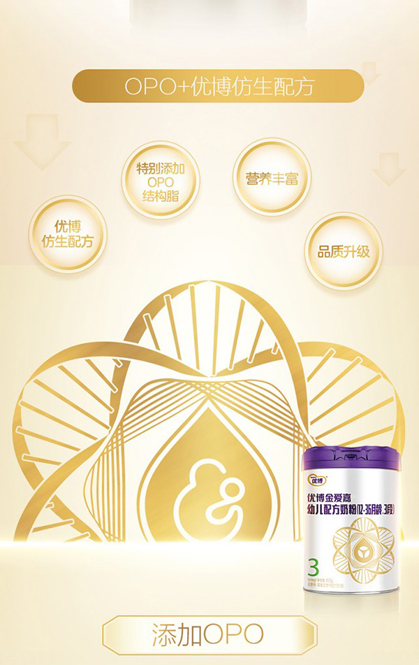优博金爱嘉幼儿配方奶粉(12-36月龄,3段)听装800g2.jpg