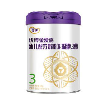 优博金爱嘉幼儿配方奶粉(12-36月龄,3段)听装800g.jpg