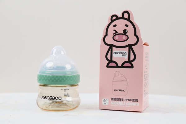  盟寶新生兒PPSU奶瓶 綠色