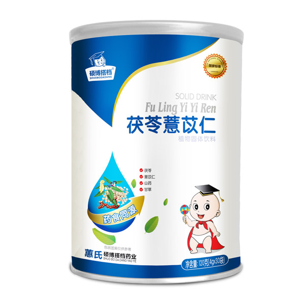 碩博搭檔茯苓薏苡仁植物固體飲料
