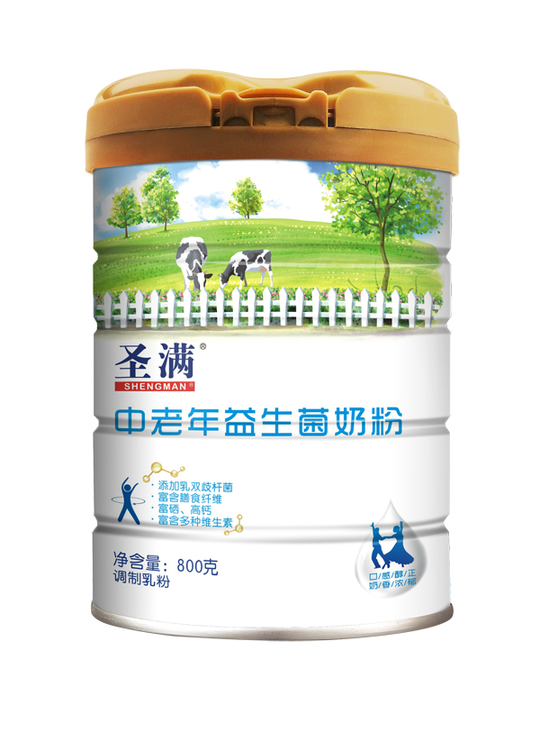     圣滿中老年益生菌奶粉