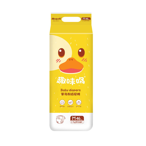  趣味哆茶多酚紙尿褲M46