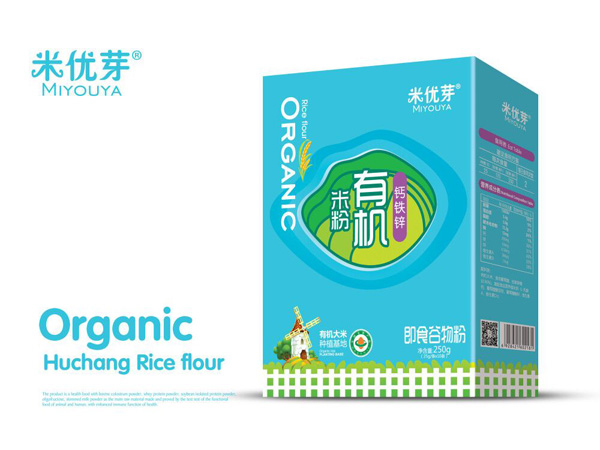  米优芽有机米粉—钙铁锌配方盒装