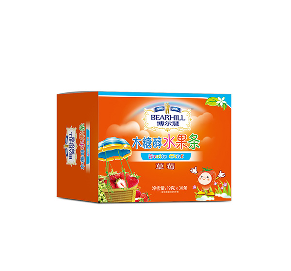  博爾慧木糖醇水果條 草莓
