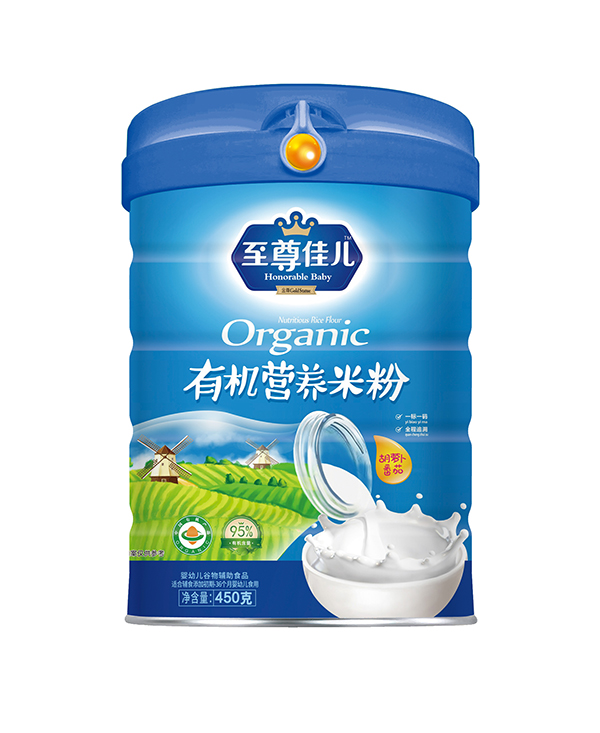  至尊佳兒有機(jī)營(yíng)養(yǎng)米粉聽(tīng)裝 胡蘿卜番茄
