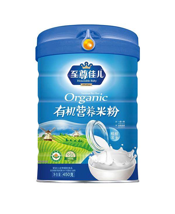  至尊佳兒有機(jī)營(yíng)養(yǎng)米粉聽(tīng)裝 核桃蓮子