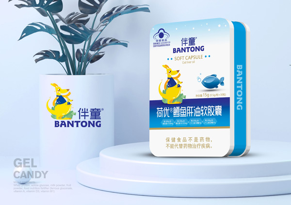   伴童荷優(yōu)鱈魚肝油軟膠囊