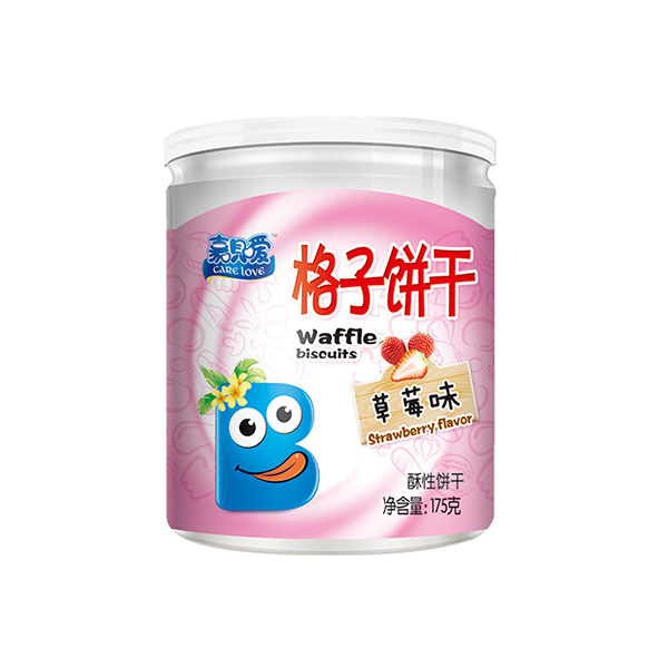  嘉唄噯格子餅干 草莓味