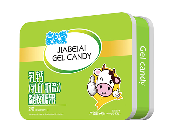  嘉唄噯凝膠糖果 乳鈣（乳礦物鹽）