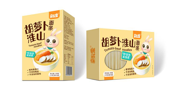  嘉唄噯超細(xì)面 胡蘿卜淮山