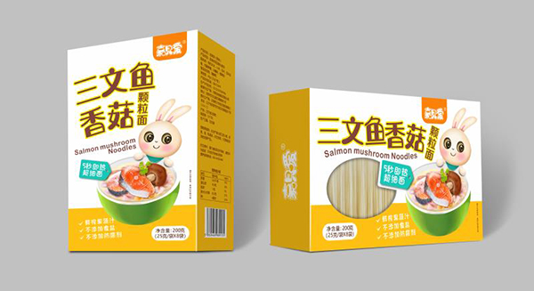  嘉唄噯超細(xì)面 三文魚香菇