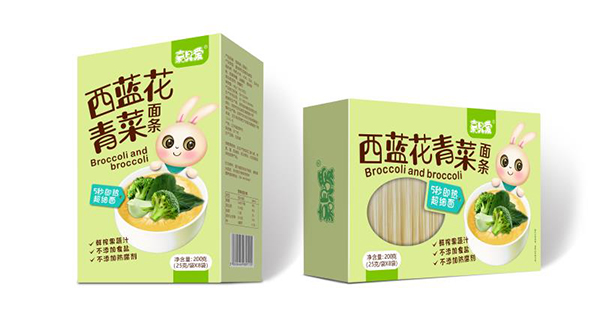  嘉唄噯超細(xì)面 西藍(lán)花青菜