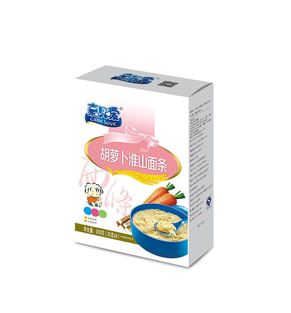  嘉唄噯胡蘿卜淮山面條
