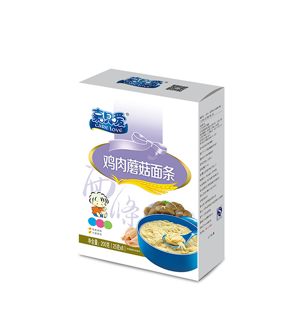  嘉唄噯雞肉蘑菇面條