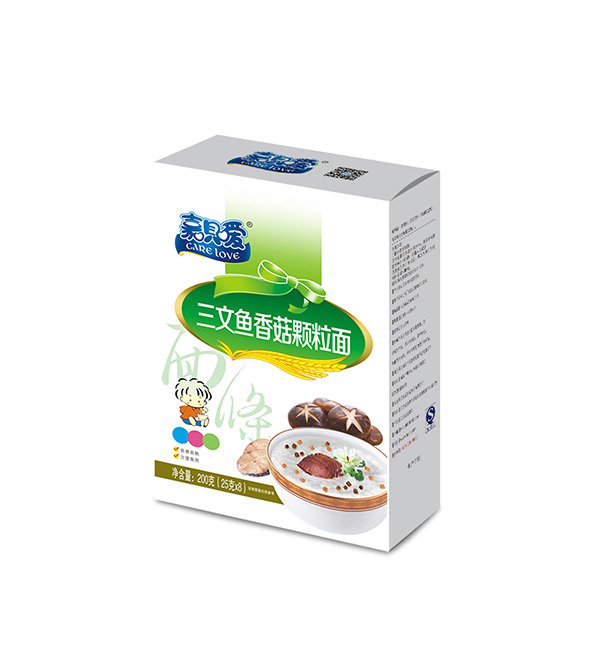  嘉唄噯三文魚香菇顆粒面