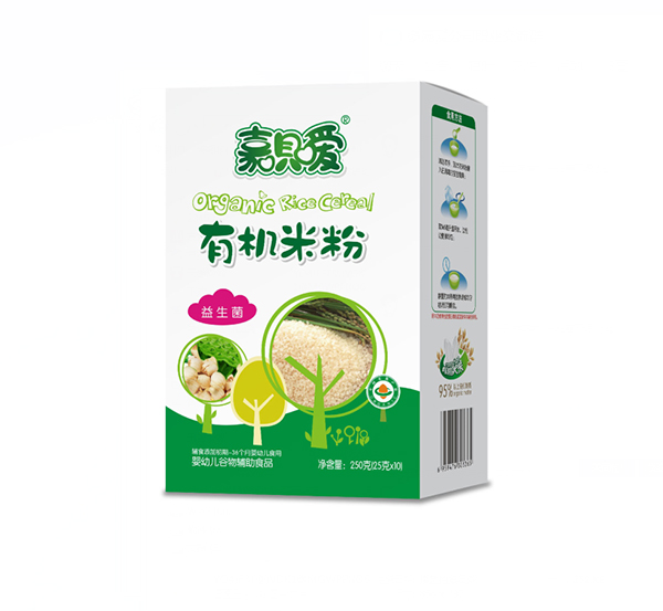  嘉唄噯有機(jī)米粉盒裝 益生菌