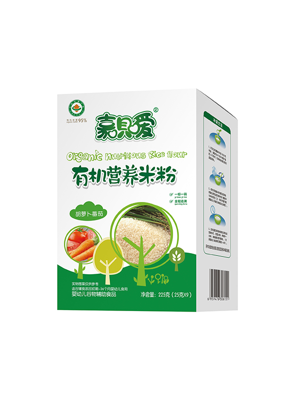 嘉唄噯有機(jī)米粉盒裝 胡蘿卜番茄